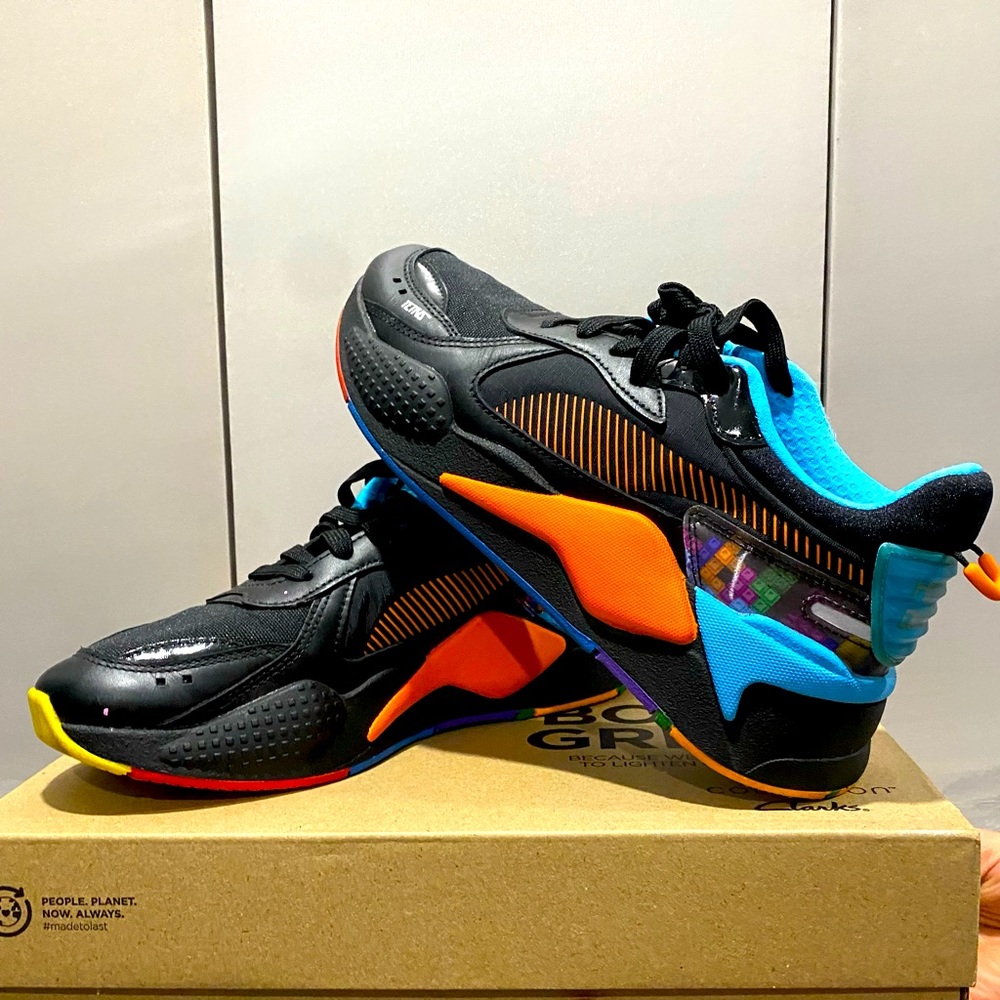 Puma Tetris Sneakers (6 in childrens, 7.5 in womens)